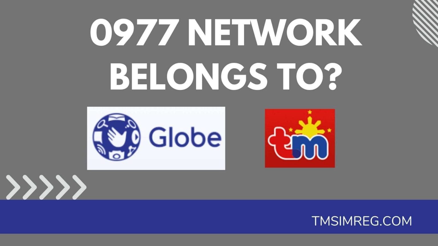 0977 What Network in Philippines? Globe, TNT or Smart