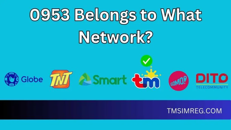 0953 What Network in Philippines? Smart, TNT or Globe