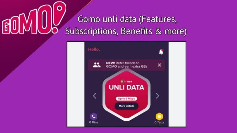 Gomo Unli Data: Features, Subscription & More