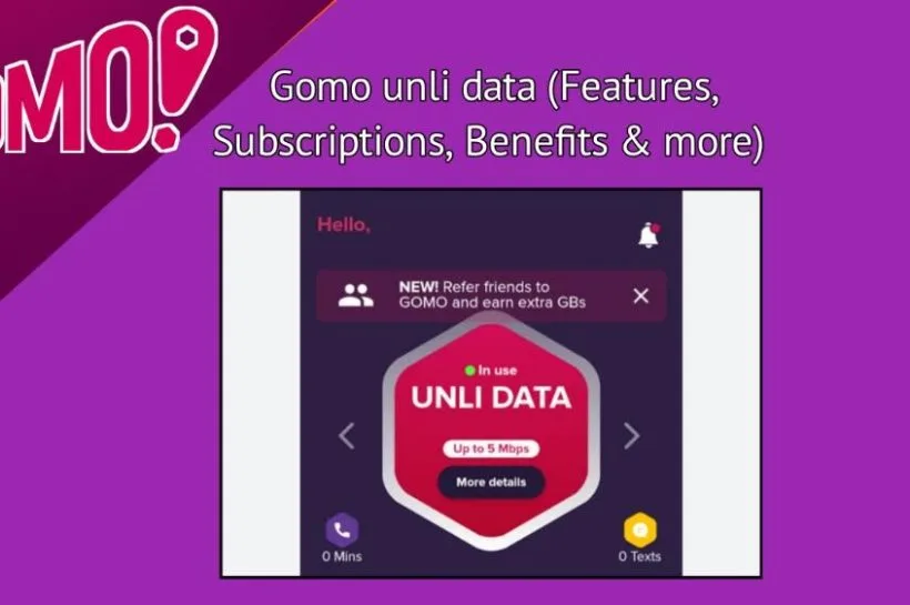Gomo Unli Data
