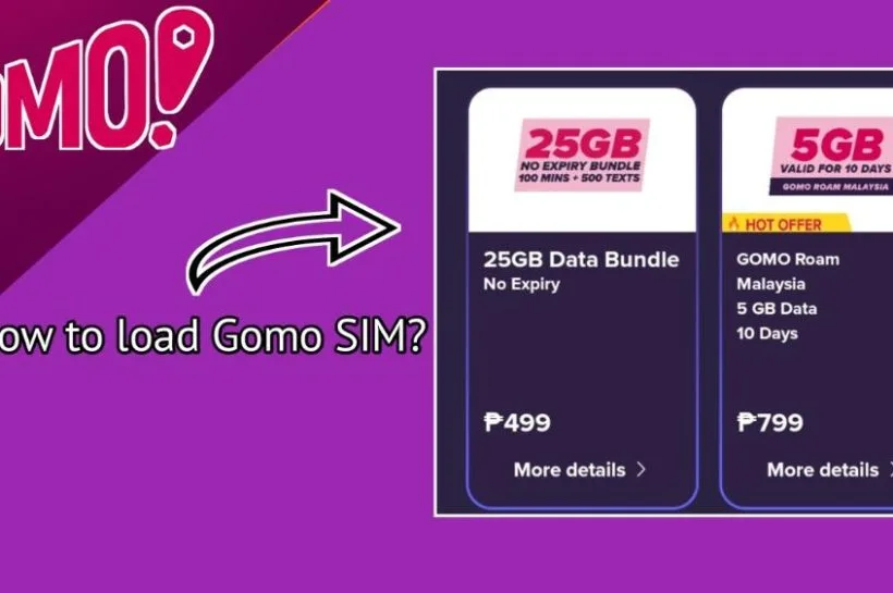 How To Load Gomo Sim