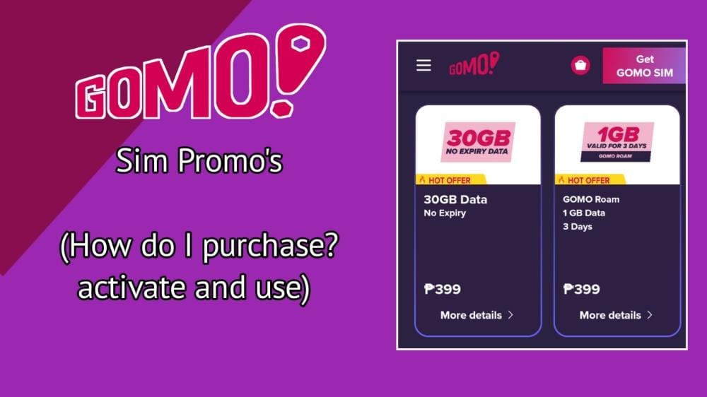 Gomo Sim Promo