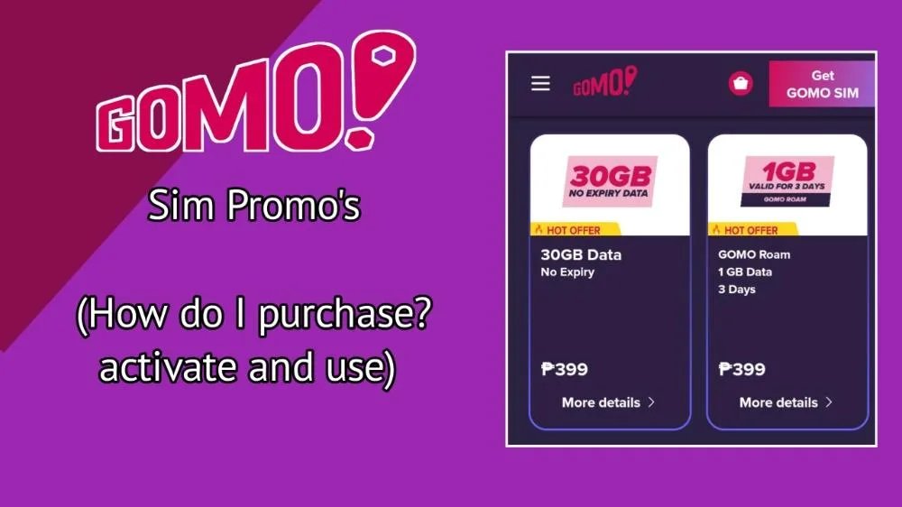 Gomo Sim Promo