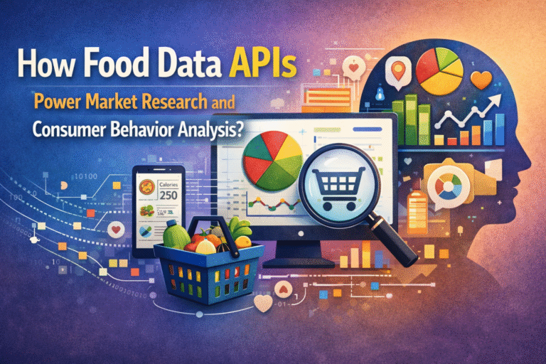 How Food Data APIs Power Market Research and Consumer Behavior Analysis?