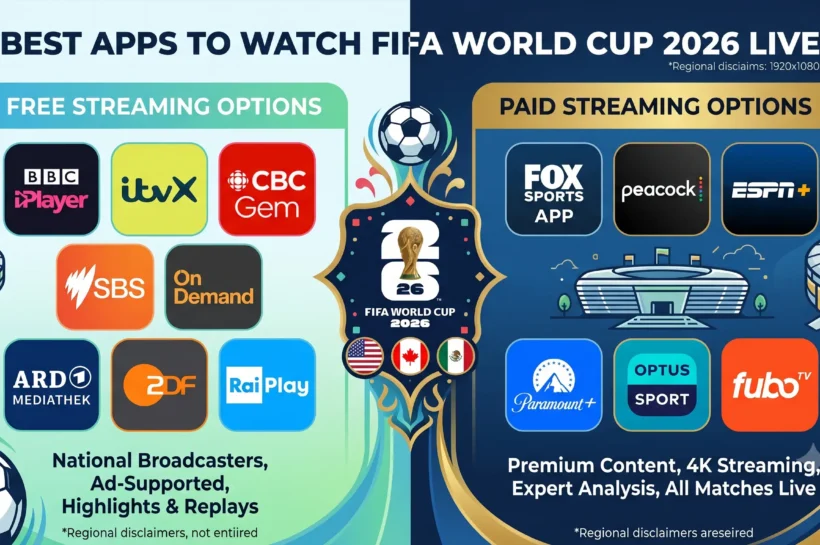best apps to watch FIFA World Cup 2026 live